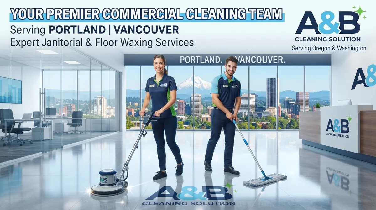 A&B Cleaning Solution commercial cleaning website screenshot