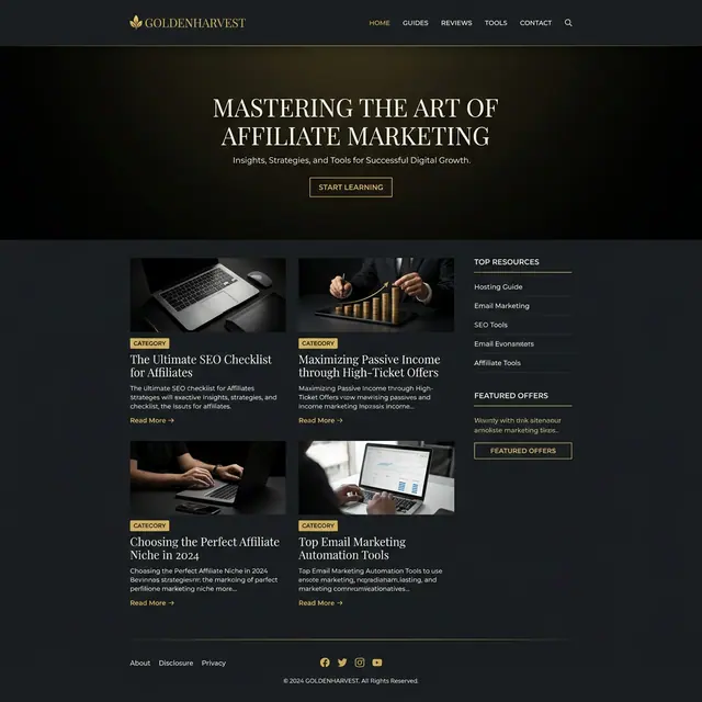 Affiliate marketing blog