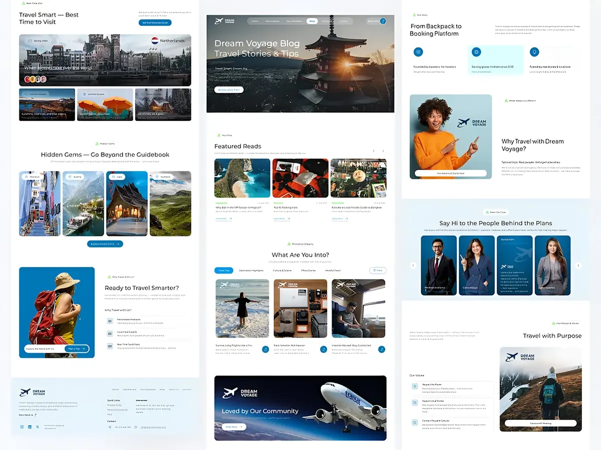 Dream Voyage – Premium Travel & Blog Website